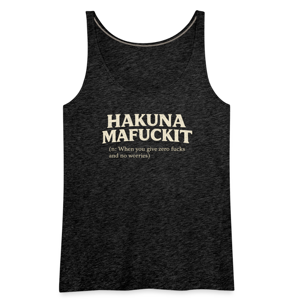 Hakuna Mafuckit Women’s Funny Graphic Tank Color: Black