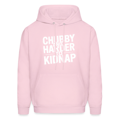 Chubby and Harder to Kidnap Hoodie - pale pink