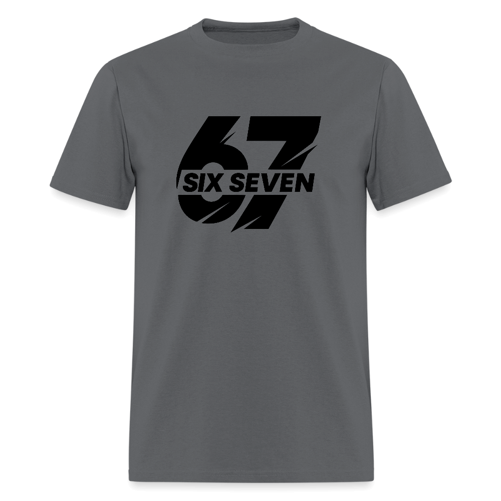 Six Seven 67 T-Shirt Color: charcoal