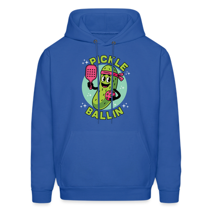 Pickle Ballin Hoodie - royal blue