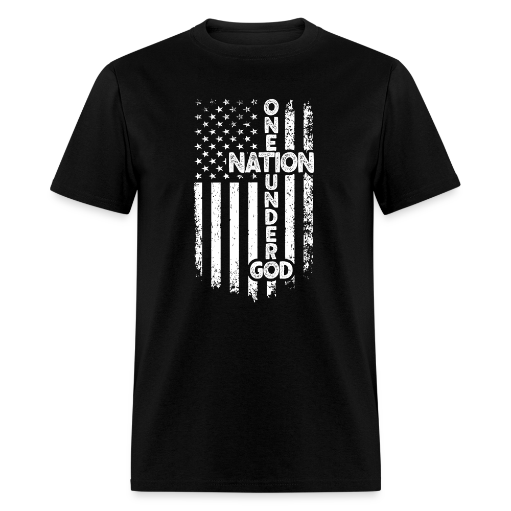 One Nation Under God T-Shirt - black