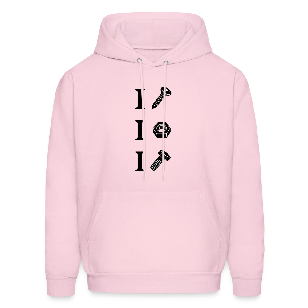I Screw I Nut I Bolt – Funny Adult Humor Hoodie Color: pale pink