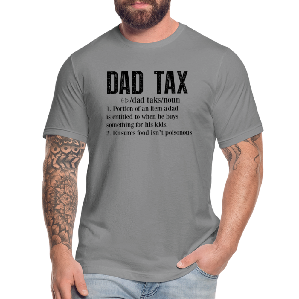 Dad Tax (Definition) T-Shirt Bella + Canvas - slate