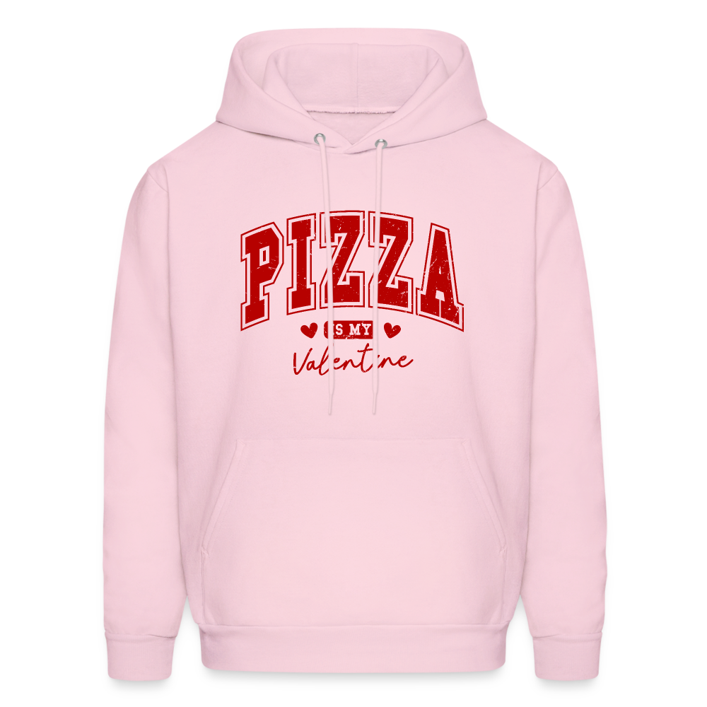 Pizza is my Valentine Hoodie - pale pink