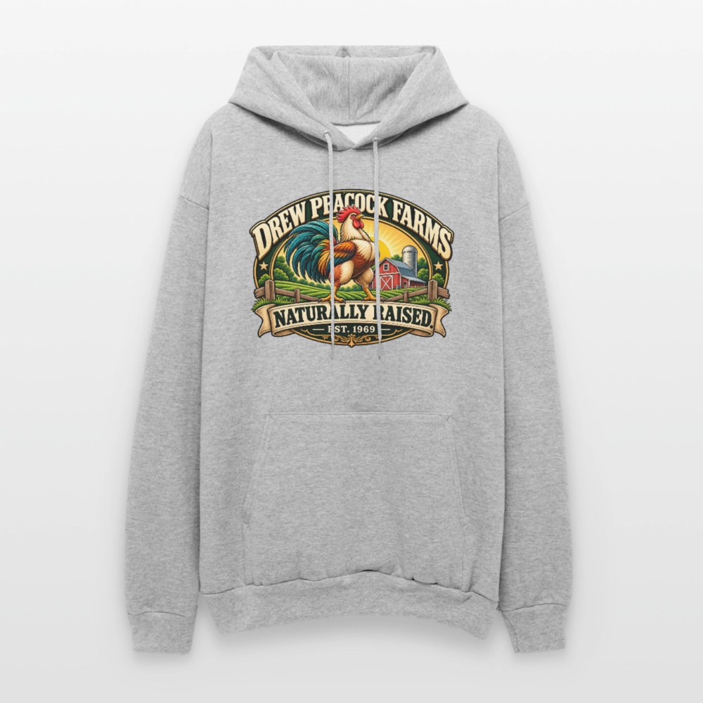 Drew Peacock Farms Hoodie - heather gray
