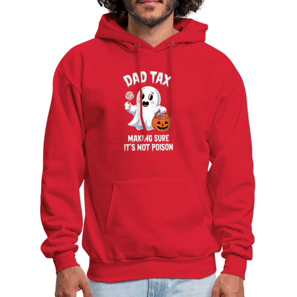 Dad Tax (Halloween) Hoodie - red