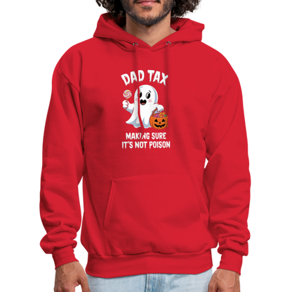 Dad Tax (Halloween) Hoodie - red