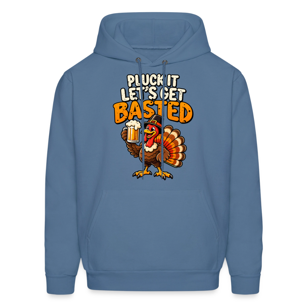Pluck It Let’s Get Basted Hoodie - denim blue