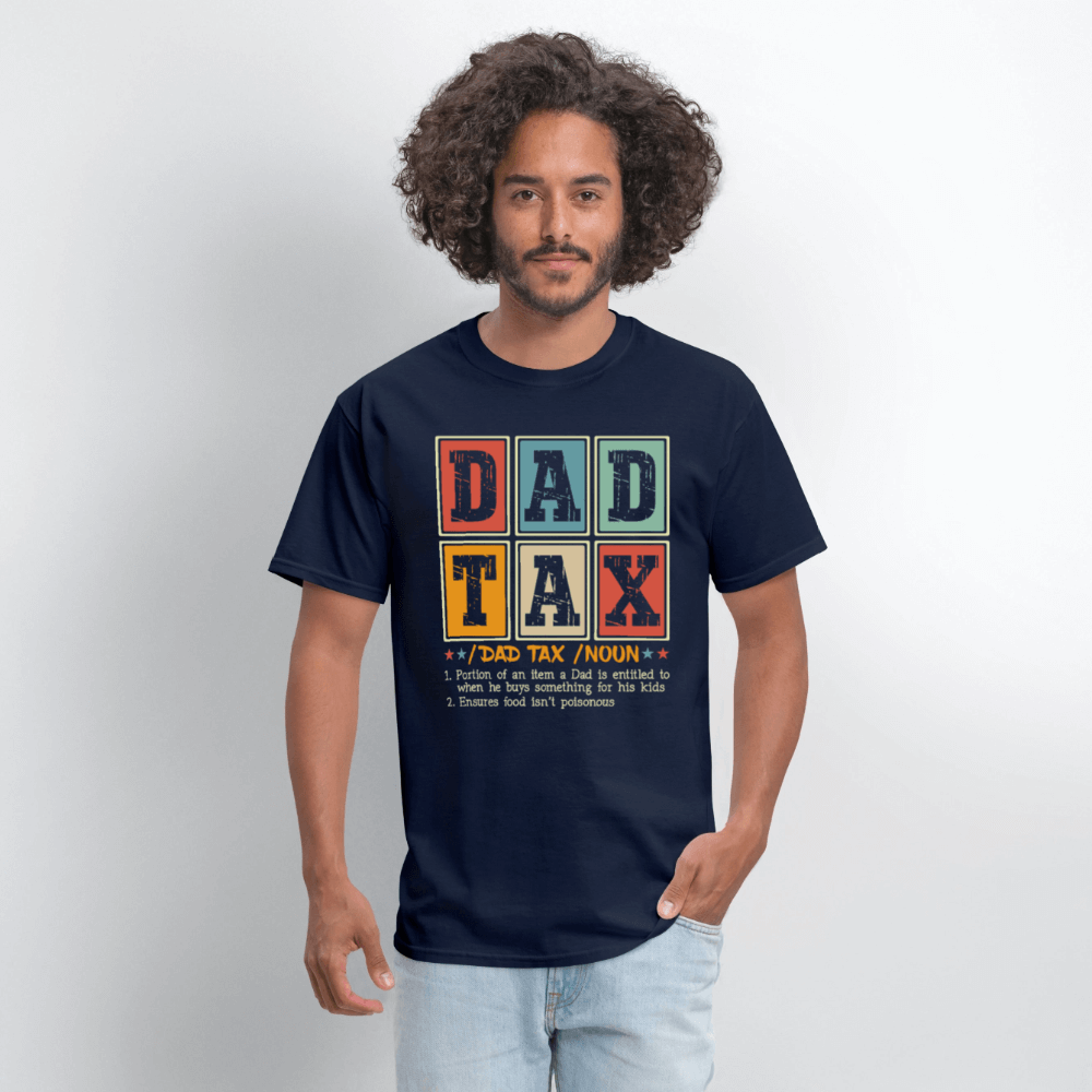 Dad Tax T-Shirt - navy