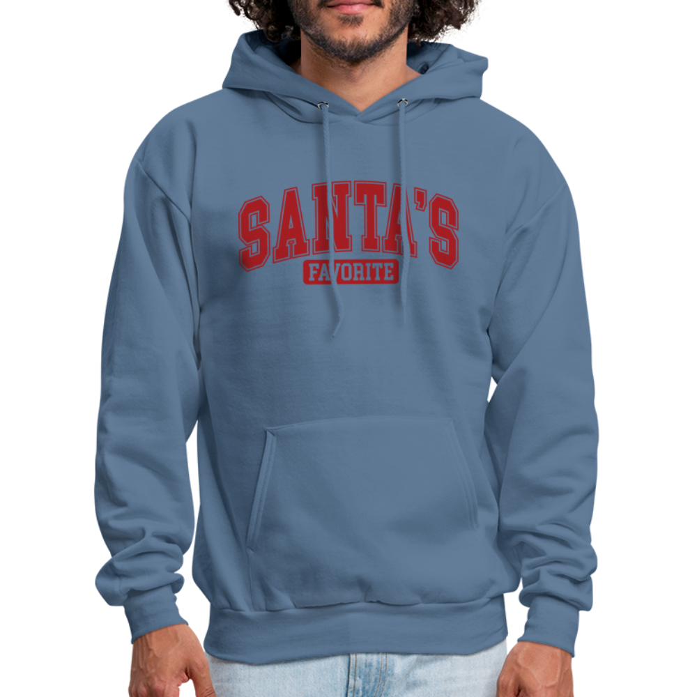 Santa's Favorite Hoodie - denim blue