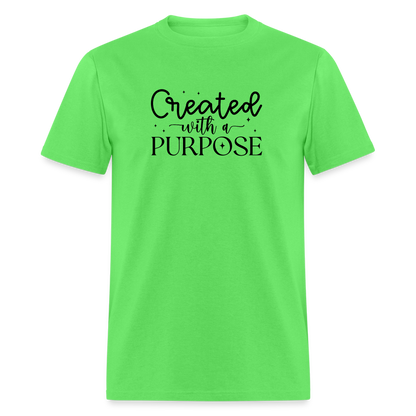 Created with a Purpose T-Shirt - kiwi