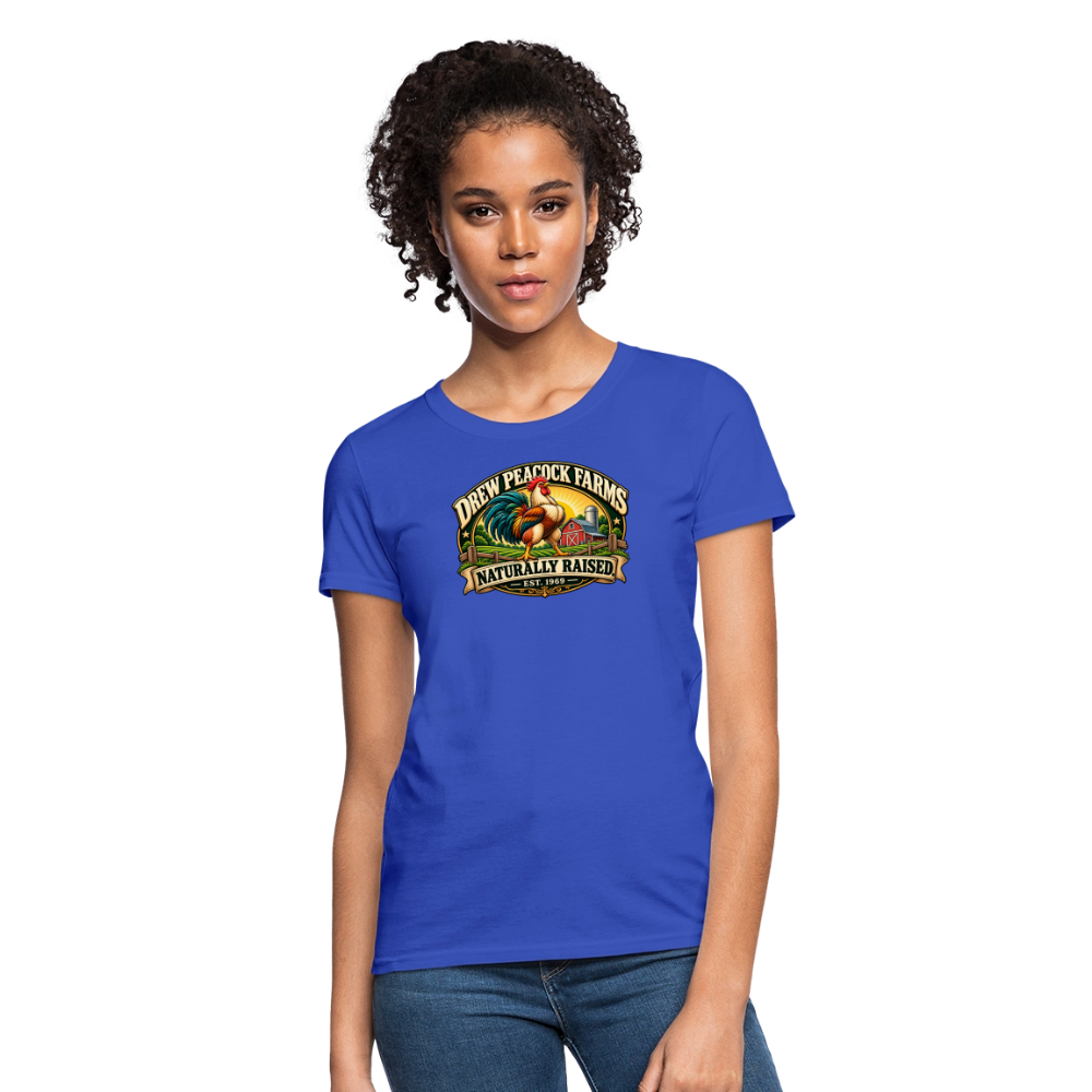 Drew Peacock Farms Women's T-Shirt - royal blue