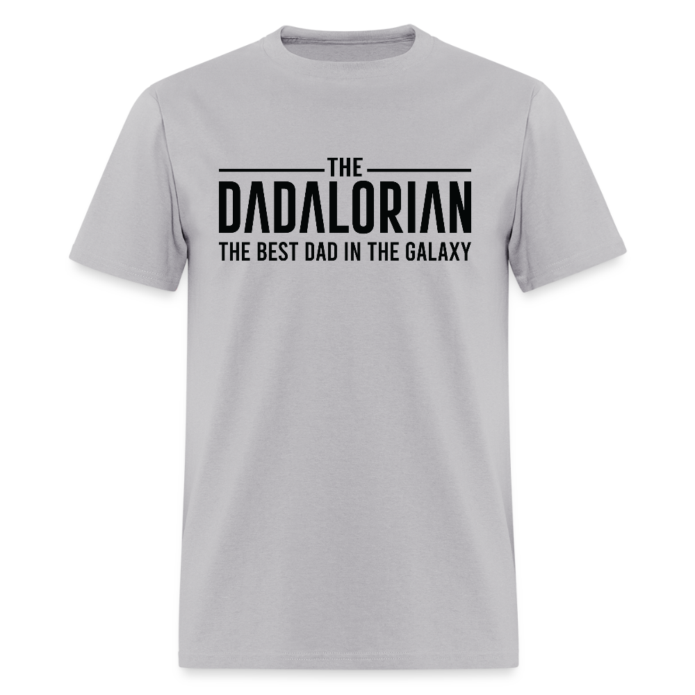The Dadalorian The Best Dad in the Galaxy T-Shirt - gravel 