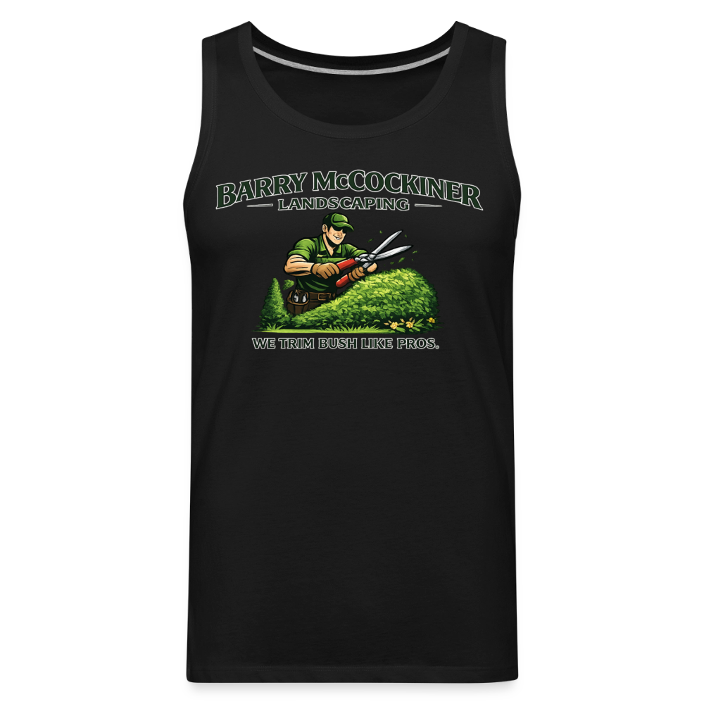 Barry McCockiner Landscaping Funny Tank Top Color: Heather Gray