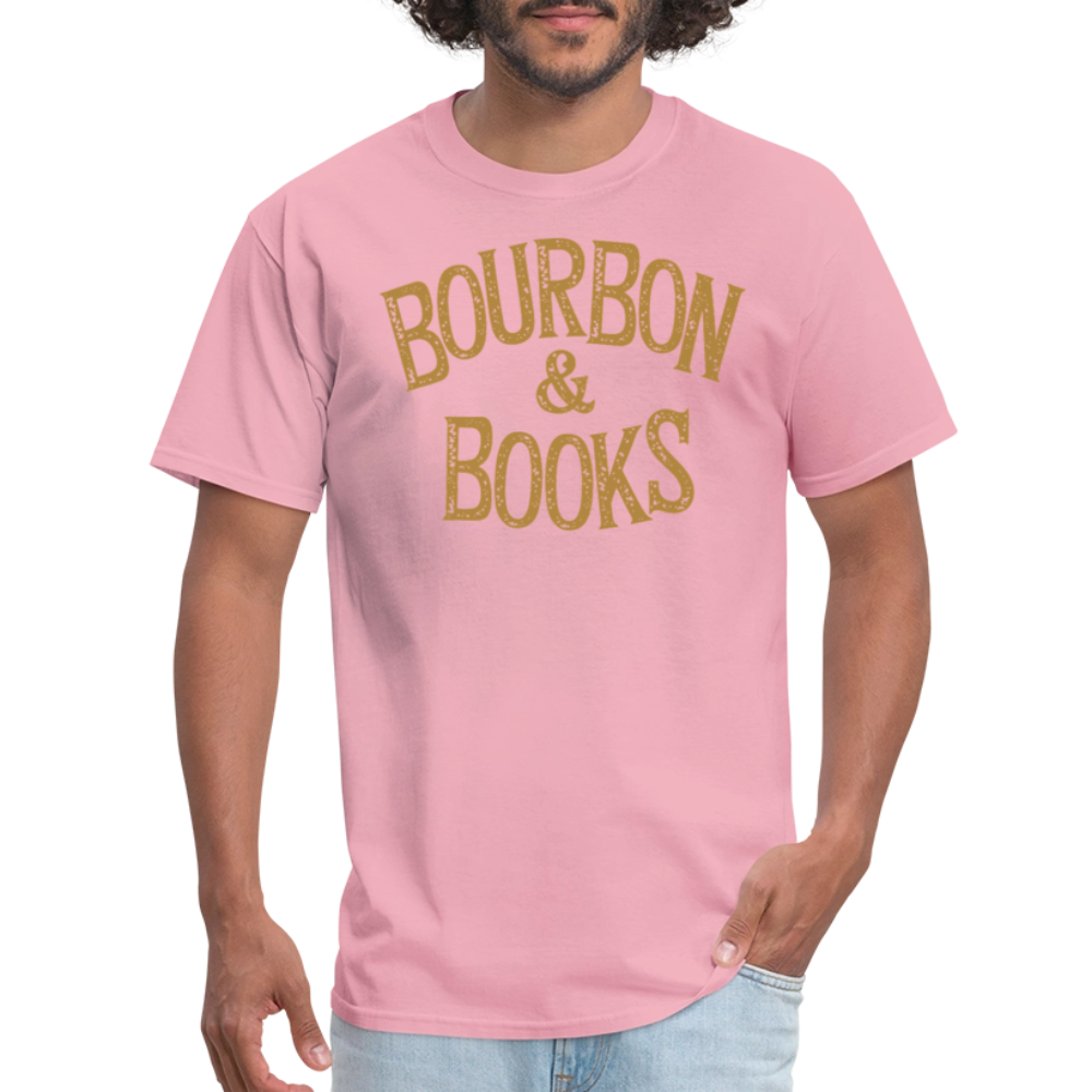 Bourbon & Books T-Shirt - pink