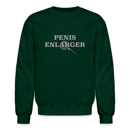 Penis Enlarger Sweatshirt (Funny Adult Humor) - forest green