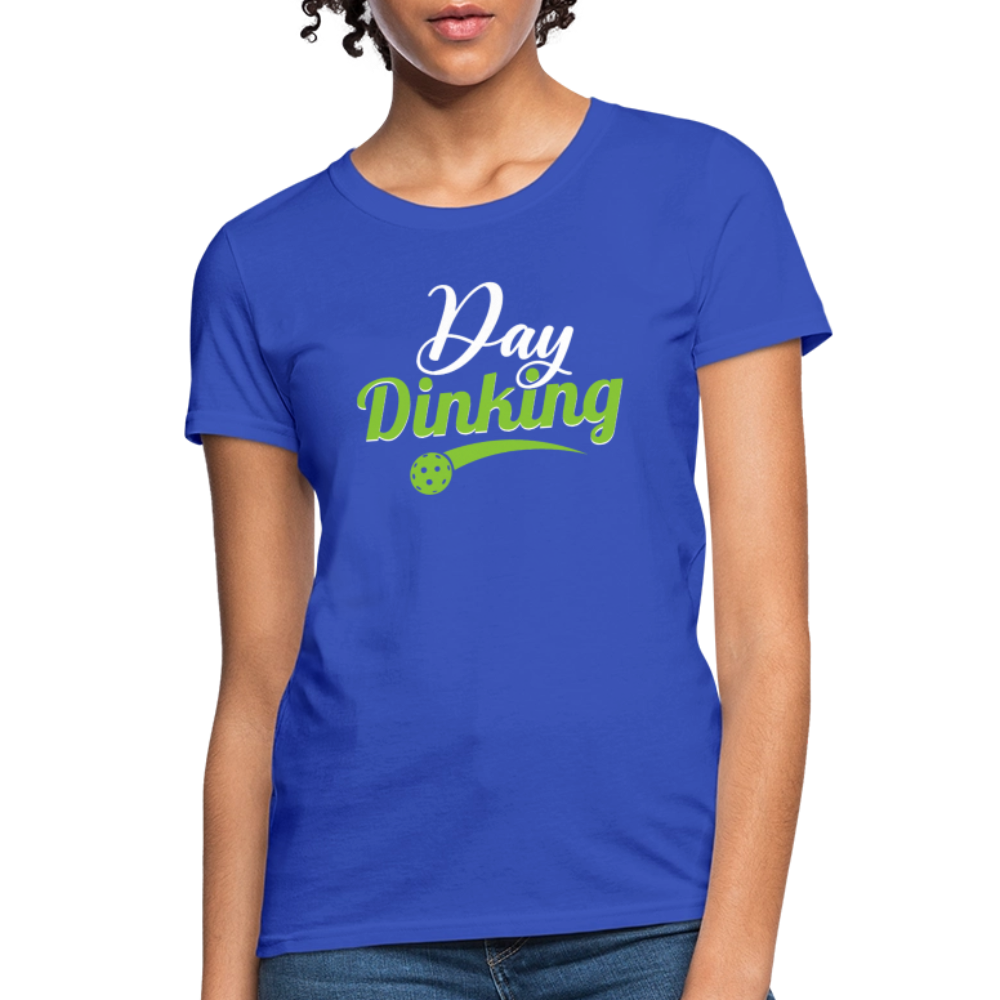 Day Dinking Women's Contoured T-Shirt - royal blue