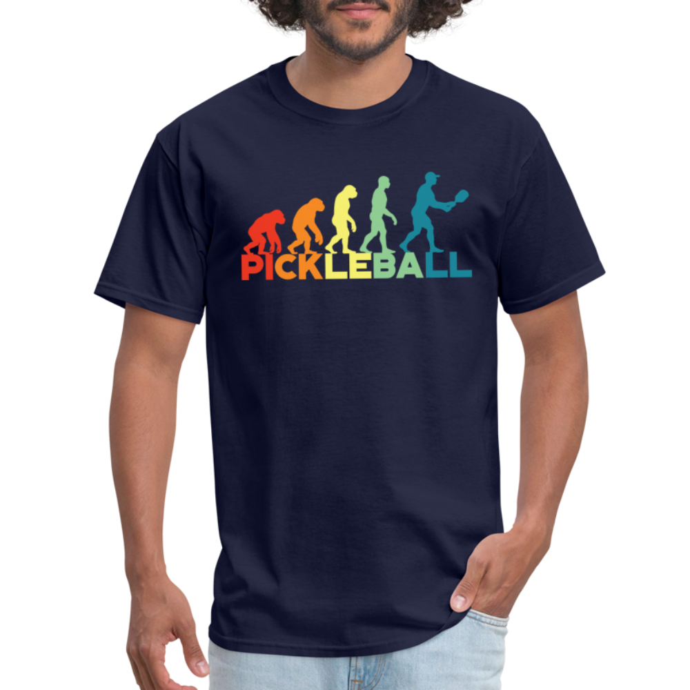 Pickleball Evolution T-Shirt - navy