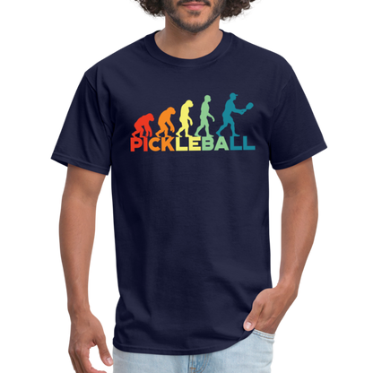 Pickleball Evolution T-Shirt - navy