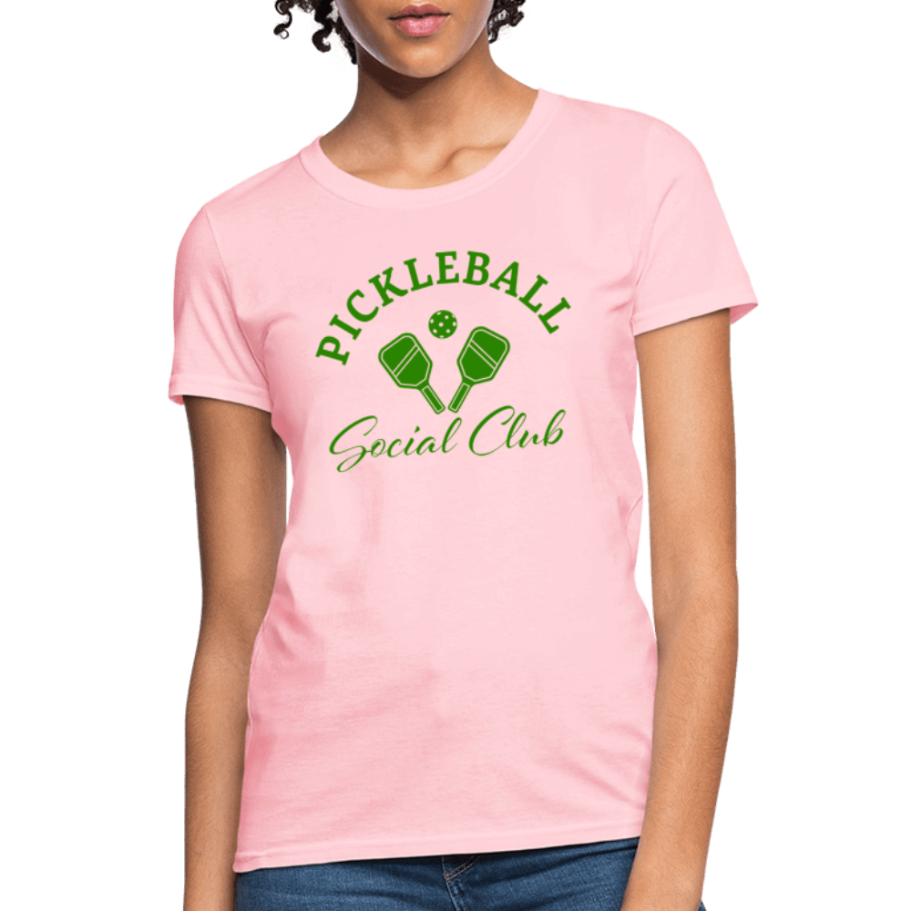 Pickleball Social Club Women's T-Shirt - pink