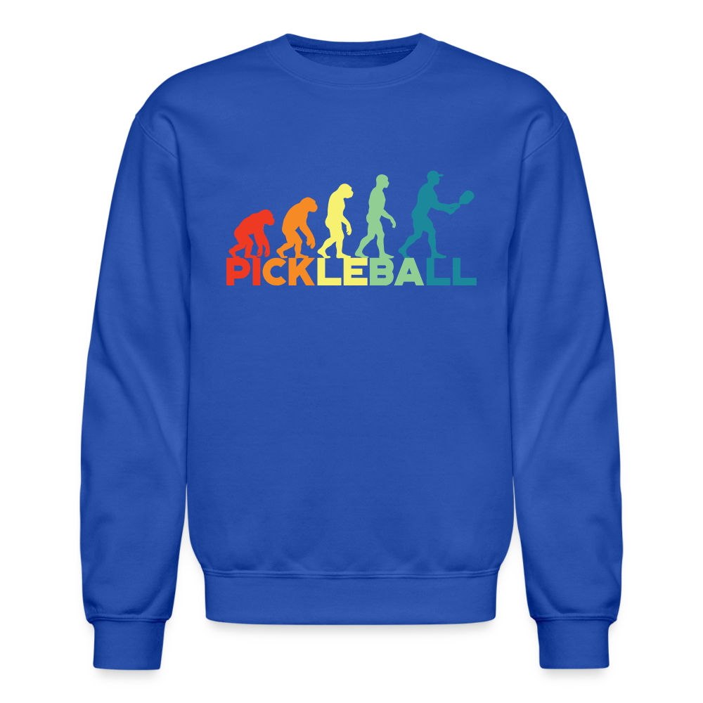 Pickleball Evolution Sweatshirt - royal blue