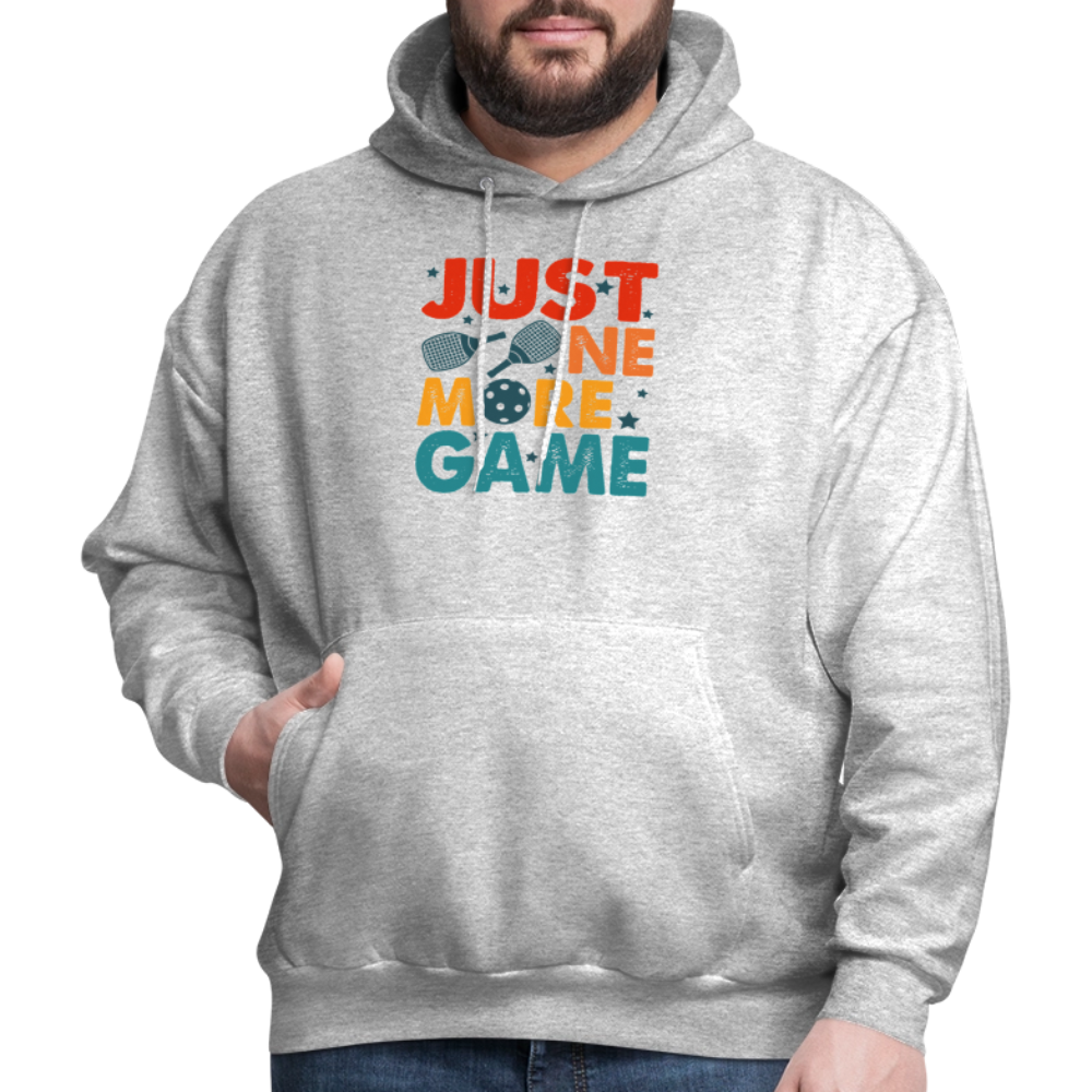 Just One More Game (Pickleball) Hoodie - heather gray