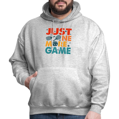 Just One More Game (Pickleball) Hoodie - heather gray