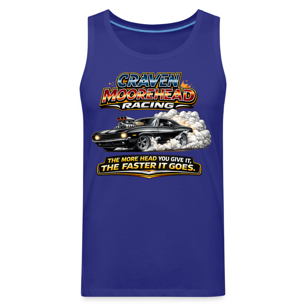 Craven Moorehead Racing Tank Top Color: Royal Blue