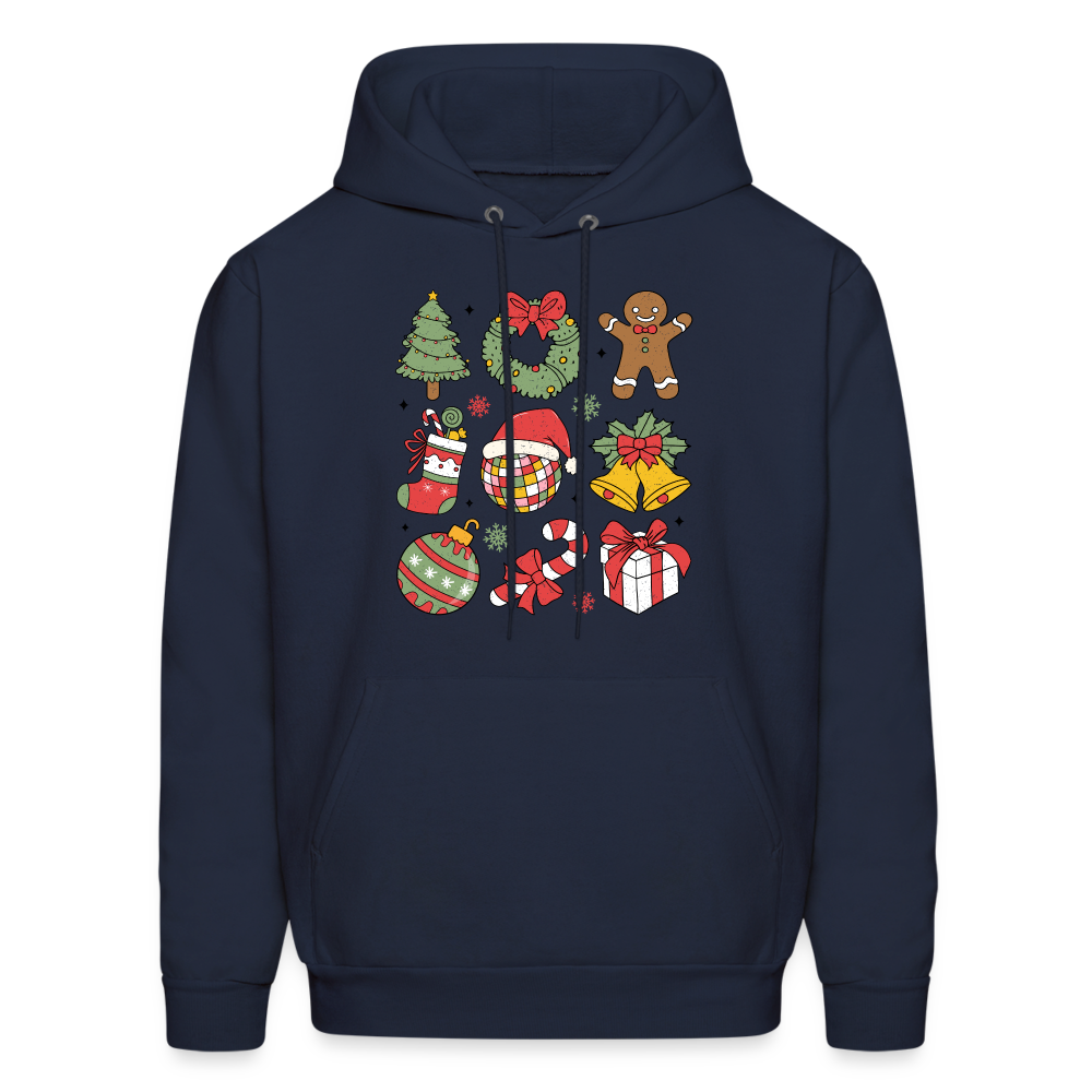 Christmas Holiday Season Hoodie - navy
