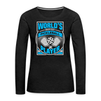World's Okayest Pickleball Player Women's Premium Long Sleeve T-Shirt