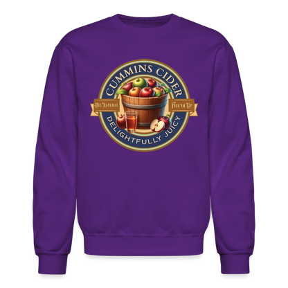 Cummins Cider (Funny Adult Humor) Sweatshirt - purple