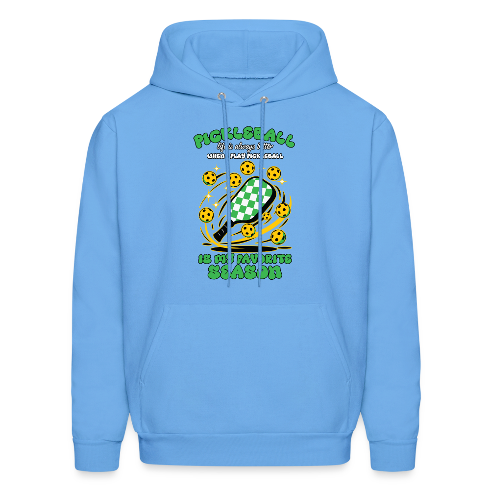 Pickleball Is My Favorite Season Hoodie - carolina blue