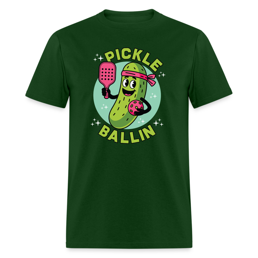 Pickle Ballin T-Shirt - forest green