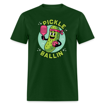 Pickle Ballin T-Shirt - forest green