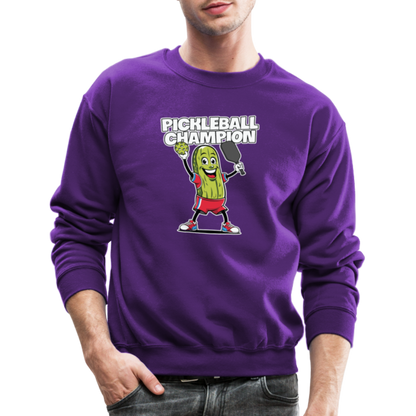 Pickleball Champion Sweatshirt - purple