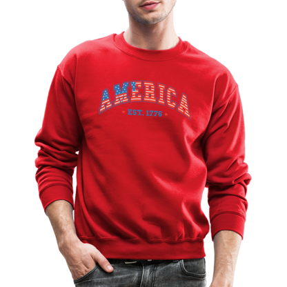 American 1776 Sweatshirt - red