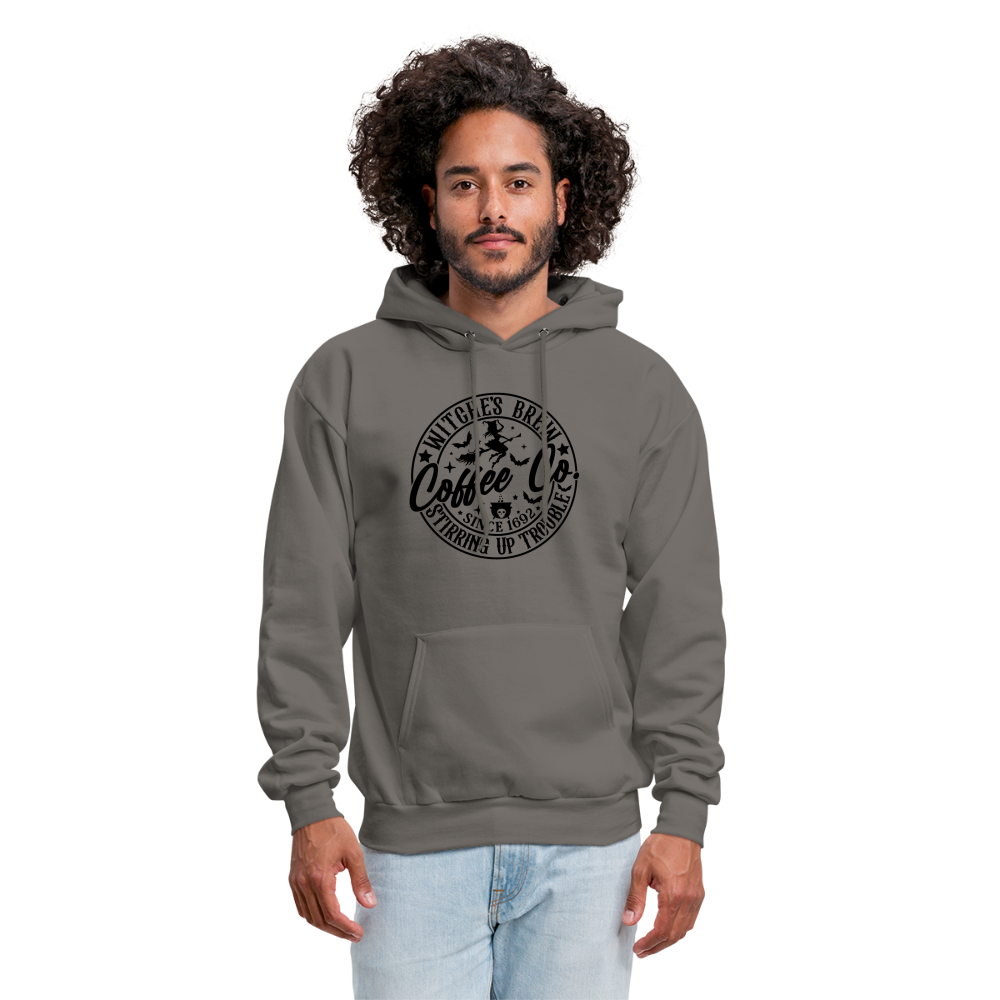 Witches Brew Coffee Co (Halloween) Hoodie - asphalt gray