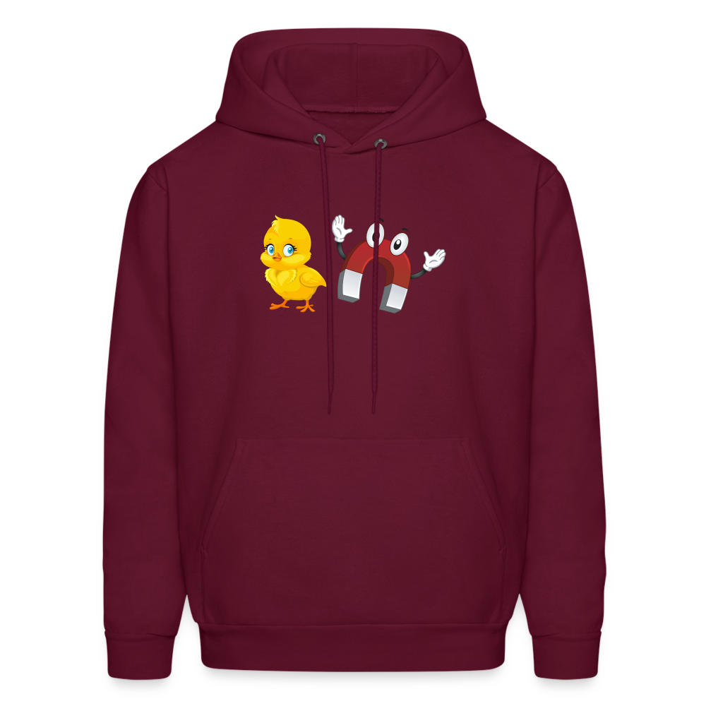 Chick Magnet Hoodie - Color: burgundy