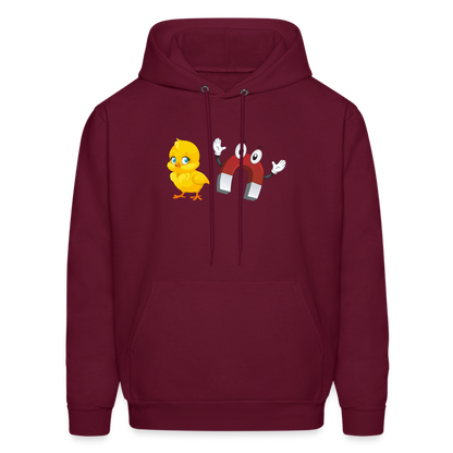 Chick Magnet Hoodie - Color: burgundy