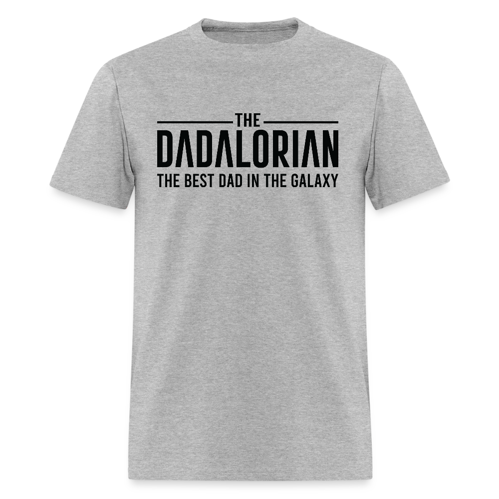 The Dadalorian The Best Dad in the Galaxy T-Shirt - heather gray