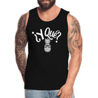 Y Que Piña (Latin Attitude) Men’s Premium Tank Top - black