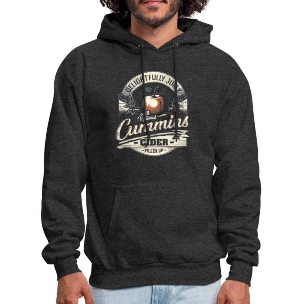 Vintage Cummins Cider (Funny Adult Humor) Hoodie - charcoal grey