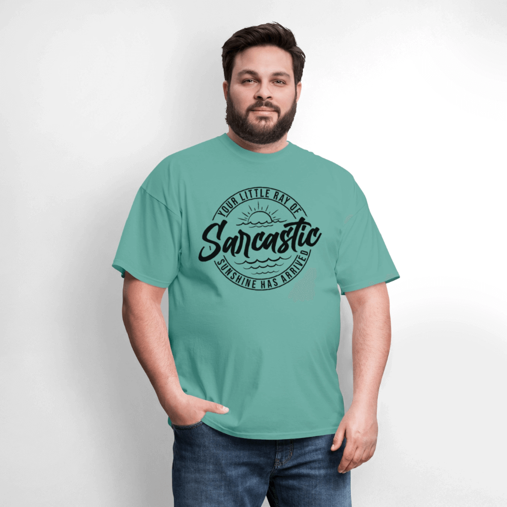 Sarcastic Ray of Sunshine Graphic T-Shirt - aquatic