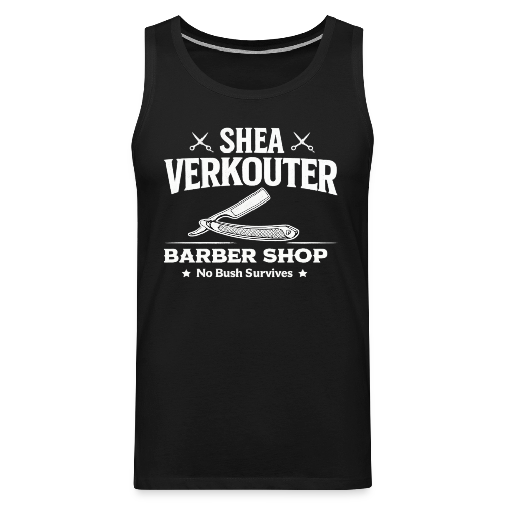 Shea Verkouter Barber Shop Funny Tank Top - black