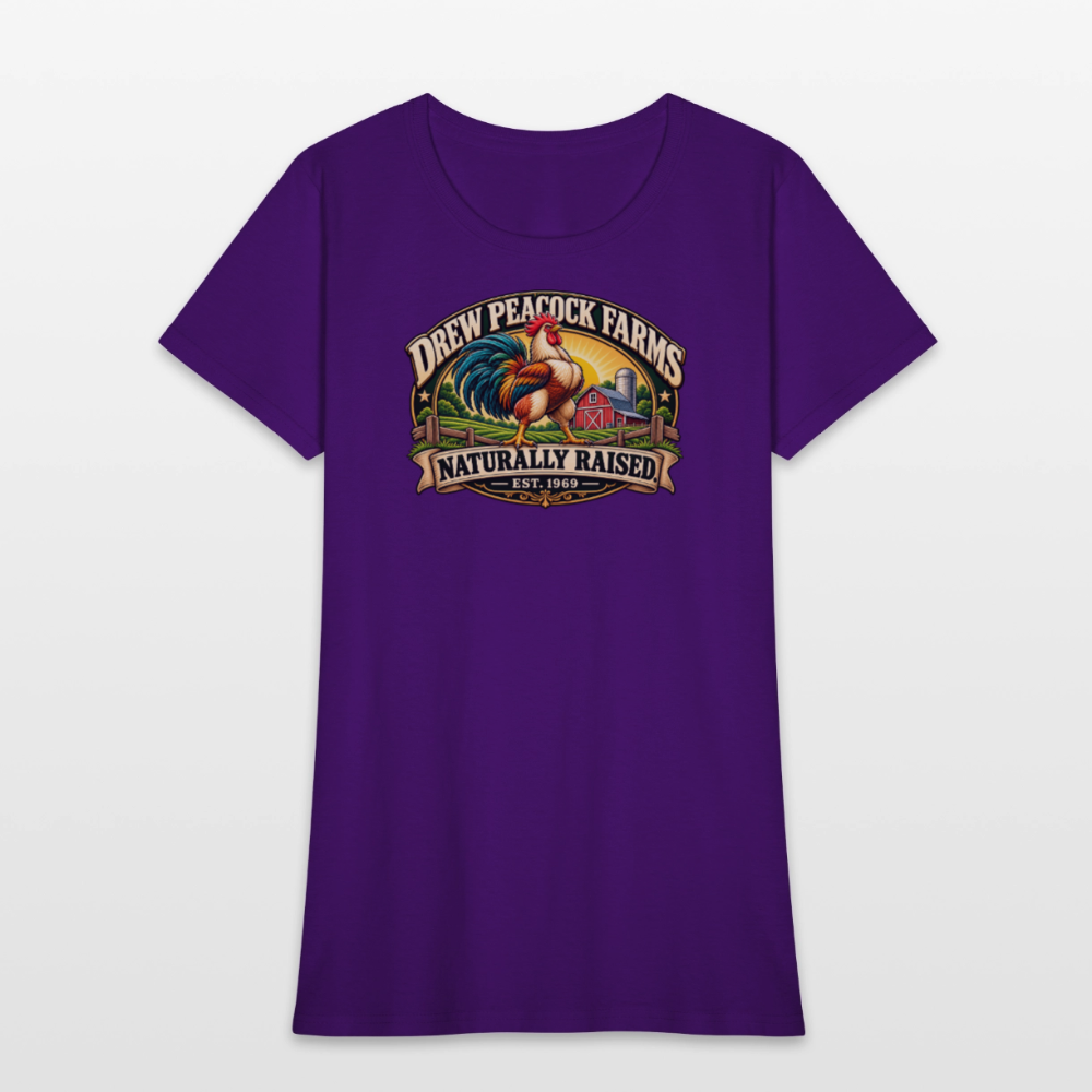 Drew Peacock Farms Women's T-Shirt - purple