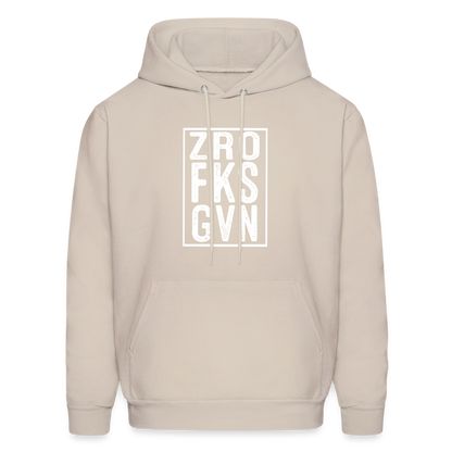 ZRO FKS GVN (Zero Fucks Given) Hoodie - Sand