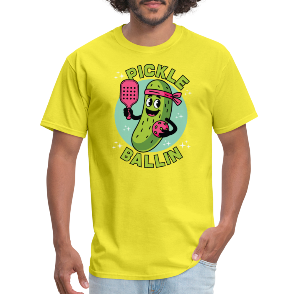 Pickle Ballin T-Shirt - yellow