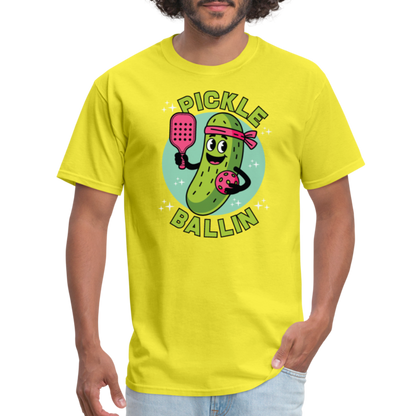 Pickle Ballin T-Shirt - yellow