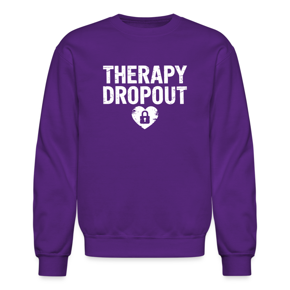 Therapy Dropout Sweatshirt - purple