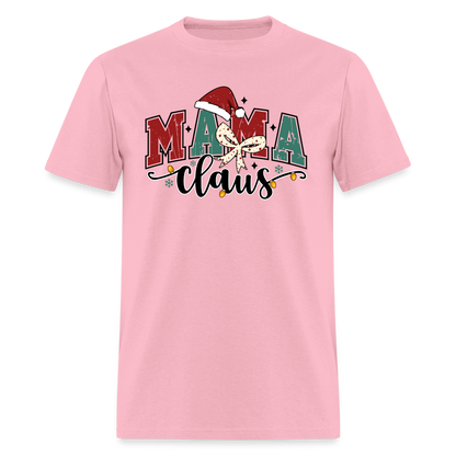 Mama Claus (Christmas) T-Shirt - pink